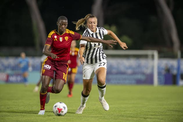 IPA88735284 - Shukurat Oladipo and Federica D Auria during the Final—Juventus FC vs. AS Roma, Serie A Women s Cup in Viareggio (LU), Italy, September 19, 2026  Copyright: xJacopoxCane IPAxSportx xx IPA88735284
