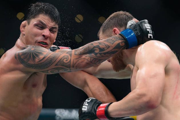 September 19, 2026, Los Angeles, California, USA: EDMEN SHAHBAZYAN (R) defeated BRUNNO FERREIRA (L) by unanimous decision (29-28, 29-28, 30-27) during UFC 331 at the Crypto.com Arena in Los Angeles Los Angeles USA - ZUMAo117 20260919_zsp_o117_006 Copyright: xMikaelxOnax