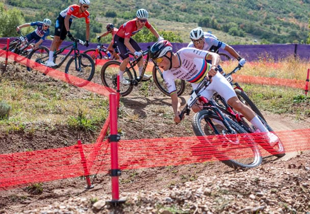 September 19, 2026: SwiterlandÃ¢â‚¬â ¢s Lars Foster during elite mountain bike cycling action in the WOOP UCI World Series, Soldier Hollow Nordic Center, Midway, Utah. Larry Clouse CSM Images Midway United States - ZUMAc04_ 20260919_zma_c04_179 Copyright: xLarryxClouse Csmx