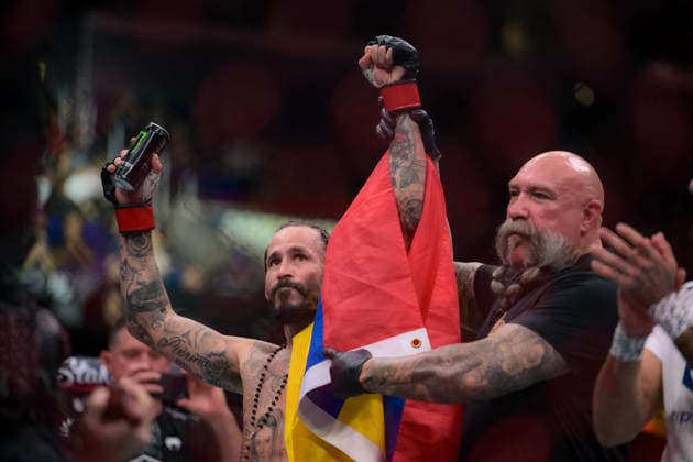 September 19, 2026, Los Angeles, California, USA: MARLON VERA defeated CHARLES JOURDAIN by TKO (strikes) at 2:02 of Round 3 during UFC 331 at the Crypto.com Arena in Los Angeles Los Angeles USA - ZUMAo117 20260919_zsp_o117_018 Copyright: xMikaelxOnax