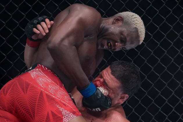 September 19, 2026, Los Angeles, California, USA: ROBELIS DESPAIGNE defeated TAI TUIVASA by split decision (29-28, 28-29, 29-28) during UFC 331 at the Crypto.com Arena in Los Angeles Los Angeles USA - ZUMAo117 20260919_zsp_o117_024 Copyright: xMikaelxOnax