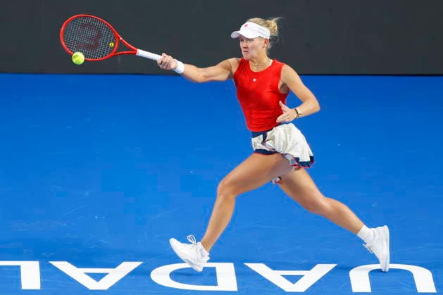 Guadalajara Open tennis tournament Peyton Stearns of the USA in action against Iva Jovic of the USA during the final of the Guadalajara Open tennis tournament in Guadalajara, Mexico, 19 September 2026. Guadalajara Mexico  Copyright: xFranciscoxGuascox