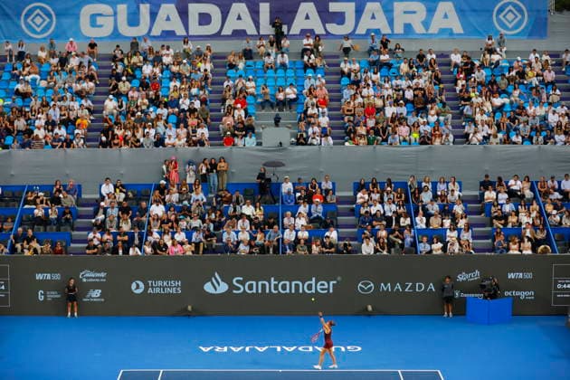 Guadalajara Open tennis tournament Iva Jovic of the USA in action against Peyton Stearns of the USA during the final of the Guadalajara Open tennis tournament in Guadalajara, Mexico, 19 September 2026. Guadalajara Mexico  Copyright: xFranciscoxGuascox
