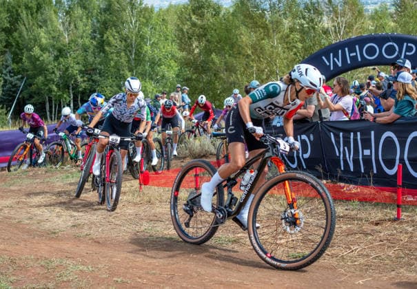 September 19, 2026: Elite mountain bike cycling action during the WHOOP UCI World Series, Soldier Hollow Nordic Center, Midway, Utah. Larry Clouse CSM Images Midway United States - ZUMAc04_ 20260919_zma_c04_250 Copyright: xLarryxClouse Csmx