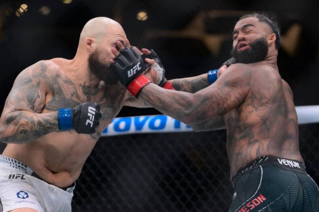 September 19, 2026, Los Angeles, California, USA: SEAN SHARAF defeated GABLE STEVESON by KO (left hand) at 0:12 of Round 1 during UFC 331 at the Crypto.com Arena in Los Angeles Los Angeles USA - ZUMAo117 20260919_zsp_o117_030 Copyright: xMikaelxOnax