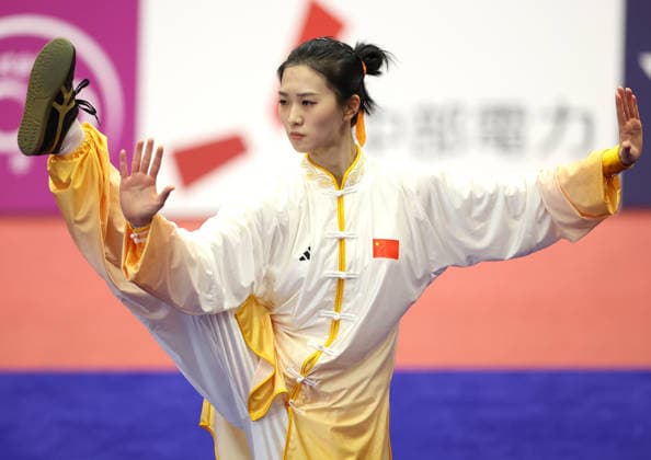(260920) -- NAGOYA, Sept. 20, 2026 -- Tong Xin of China competes during the Taijiquan round of the women s Taijiquan and Taijijian final at the 20th Asian Games Aichi-Nagoya 2026 in Nagoya, Japan, Sept. 20, 2026. ) (SP)JAPAN-NAGOYA-ASIAN GAMES-WUSHU-WOMEN S TAIJIQUAN AND TAIJIJIAN LongxLei 