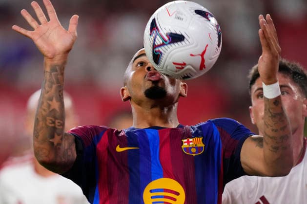 Sevilla FC v FC Barcelona, Barca - LaLiga EA Sports 2026 27 Gabriel Jesus centre-forward of Barcelona and Brasil during the LaLiga EA Sports 2026 27 match between Sevilla FC and FC Barcelona at Estadio Ramon Sanchez Pizjuan on September 19, 2026 in Seville, Spain. Seville Spain  Copyright: xJosexBretonx originalFilename:bretonhernandez-sevillaf260919_npfKJ.jpg