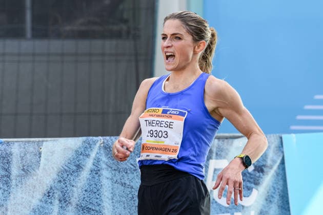 September 20, 2026: Therese Johaug of Norway after the Copenhagen Half Marathon at the World Athletics Road Running Championships on September 20, 2026 in Copenhagen. Photo by Mathilda Schuler. BILDBYRAN code MA MA1036. track and field, athletics, friidrett, World Athletics Road Running Championships, Copenhagen Half Marathon 2026, BBENG Half Marathon  Copyright: MATHILDAxSCHULER BB260920MA064