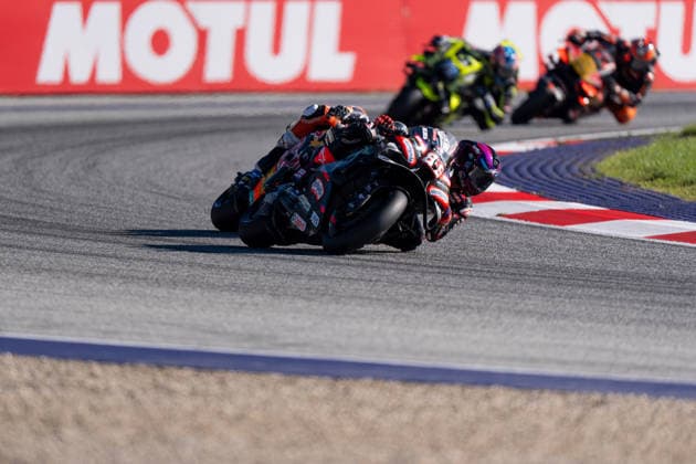 SPIELBERG, ÖSTERREICH - SEPTEMBER 20: Jorge Martin aus Spanien fährt für das Aprilia Racing Team während des MotoGP Großer Preis von Österreich 2026 - Warm Up am RED BULL RING am September 20, 2026 in Spielberg, ÖSTERREICH, STEIERMARK. SPIELBERG, AUSTRIA - SEPTEMBER 20: Jorge Martin of Spain rides for the Aprilia Racing Team during the MotoGP Austrian Grand Prix 2026 - Warm Up at the RED BULL RING on September 20, 2026 in Spielberg, AUSTRIA, STYRIA. Copyright: xIBEX.agencyx xKlausxPressbergerx