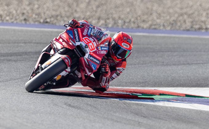 MOTORSPORTS - MotoGP, GP of Austria 2026 SPIELBERG,AUSTRIA,20.SEP.26 - MOTORSPORTS - MotoGP, Grand Prix of Austria, Red Bull Ring. Image shows Marc Marquez (ESP Ducati Lenovo Team). Keywords: warm up.  GEPAxpictures xHaraldxSteiner