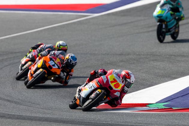 MOTORSPORTS - MotoGP, GP of Austria 2026 SPIELBERG,AUSTRIA,20.SEP.26 - MOTORSPORTS - Moto2, Grand Prix of Austria, Red Bull Ring. Image shows Rico Salmela (FIN Red Bull KTM Tech3) and Joel Esteban (ESP LEVELUP - MTA).  GEPAxpictures xMaticxKlansek