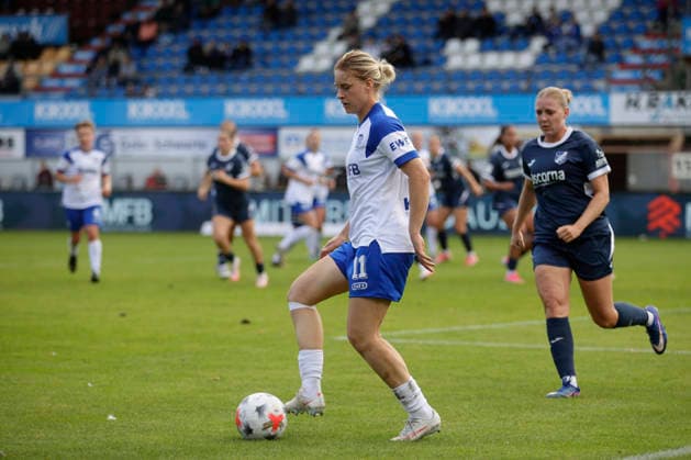 September 20, 2026, Hänsch Arena, Meppen, GER, Women s Soccer, 2nd Bundesliga: SV Meppen vs. SC Sand, Lotte Masseling SV Meppen 11 DFL REGULATIONS PROHIBIT ANY USE OF PHOTOGRAPHS AS IMAGE SEQUENCES AND OR QUASI-VIDEO Meppen, Lower Saxony, Hänsch Arena