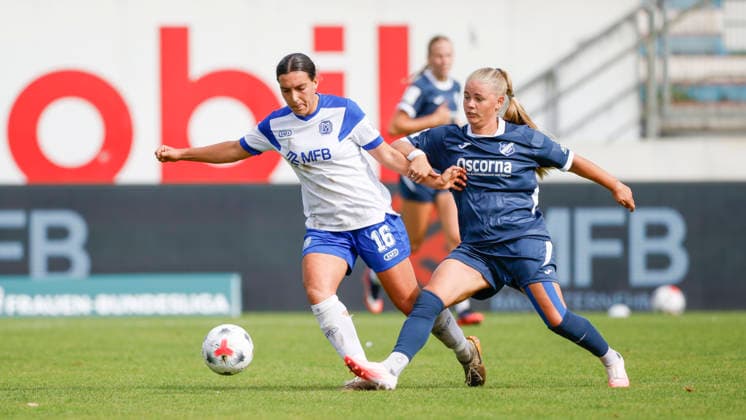 September 20, 2026, Hänsch Arena, Meppen, GER, Women s Soccer, 2nd Bundesliga: SV Meppen vs. SC Sand, Rahel Lang, SV Meppen 16. DFL regulations prohibit any use of photographs as image sequences and or quasi-video. Meppen, Lower Saxony, Hänsch Arena