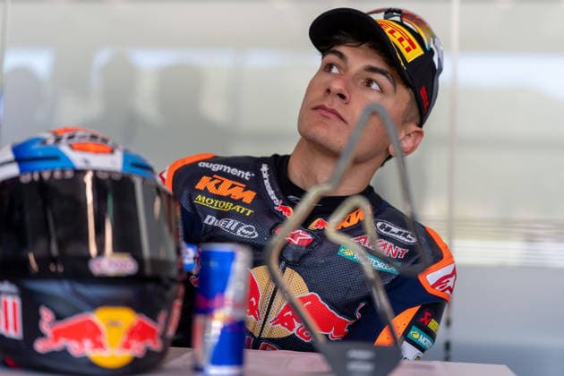 SPIELBERG, ÖSTERREICH - SEPTEMBER 20: Das Bild zeigt Ãlvaro Carpe aus Spanien vom Red Bull KTM Ajo Team. während des MotoGP Großer Preis von Österreich 2026 - Pressekonferenz Moto 3 am RED BULL RING am September 20, 2026 in Spielberg, ÖSTERREICH, STEIERMARK. SPIELBERG, AUSTRIA - SEPTEMBER 20: The image shows Ãlvaro Carpe of Spain from the Red Bull KTM Ajo Team during the MotoGP Austrian Grand Prix 2026 - Moto3 press conference, PK, Pressekonferenz at the RED BULL RING on September 20, 2026 in Spielberg, AUSTRIA, STYRIA. Copyright: xIBEX.agencyx xKlausxPressbergerx