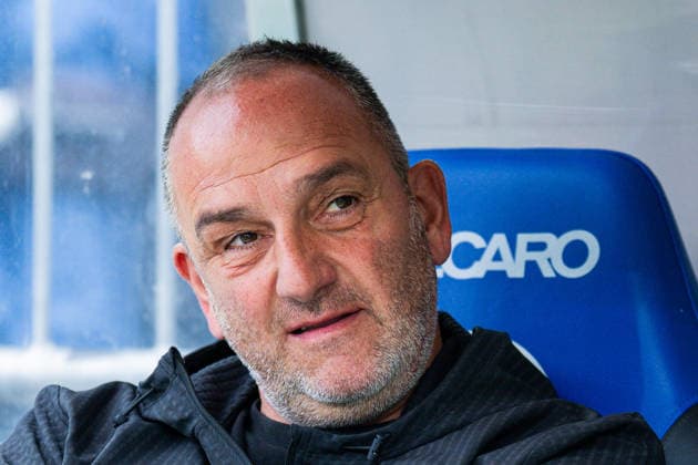 September 20, 2026 Soccer, 2026–2027, 2. Bundesliga, Matchday 6, DSC Arminia Bielefeld 1 FC Heidenheim Frank Schmidt, Heidenheim Coach DFL regulations prohibit any use of photographs as image sequences and or quasi-video