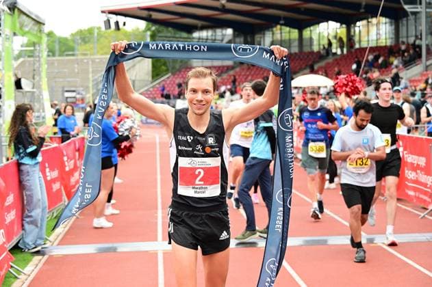September 20, 2026 xkhx Kassel Kassel Marathon 2026 Marathon Finish Line Winner Marcel Bräutigam