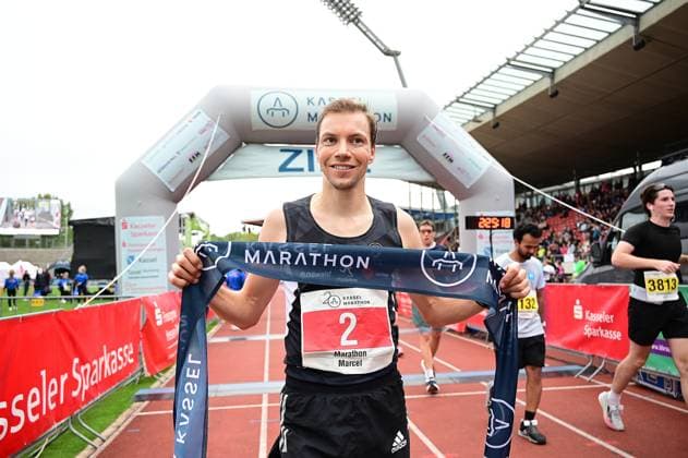 September 20, 2026 xkhx Kassel Kassel Marathon 2026 Marathon Finish Line Winner Marcel Bräutigam