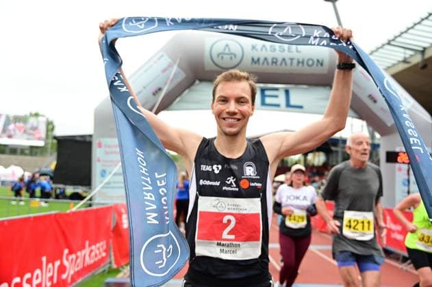 September 20, 2026 xkhx Kassel Kassel Marathon 2026 Marathon Finish Line Winner Marcel Bräutigam