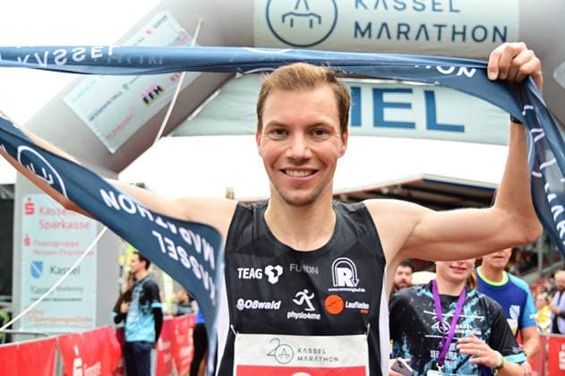 September 20, 2026 xkhx Kassel Kassel Marathon 2026 Marathon Finish Line Winner Marcel Bräutigam