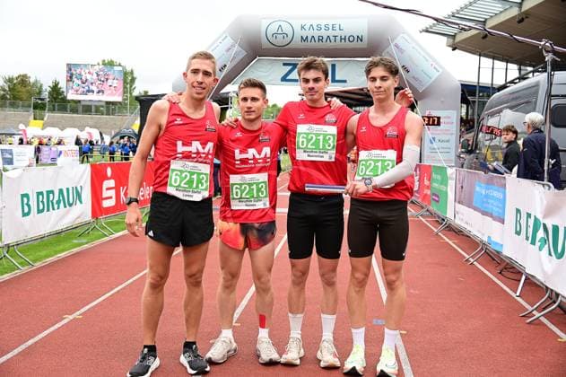 September 20, 2026 xkhx Kassel Kassel Marathon 2026 Marathon Relay 6213 Aaron Wicke male MT Melsungen 6213Hannes Herzberg male MT Melsungen 6213 Lorenz Funck male MT Melsungen 6213 Maximilian Hartmann male MT Melsungen