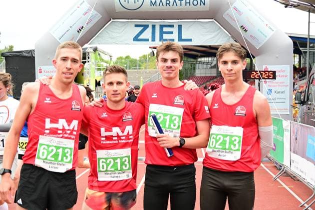 September 20, 2026 xkhx Kassel Kassel Marathon 2026 Marathon Relay 6213 Aaron Wicke male MT Melsungen 6213Hannes Herzberg male MT Melsungen 6213 Lorenz Funck male MT Melsungen 6213 Maximilian Hartmann male MT Melsungen
