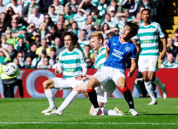 20.09.2026 Celtic v Rangers, SPFL Premiership : Minsu and Liam Scales  Copyright: xKennyxRamsayx NINTCHDBPICT001109858450