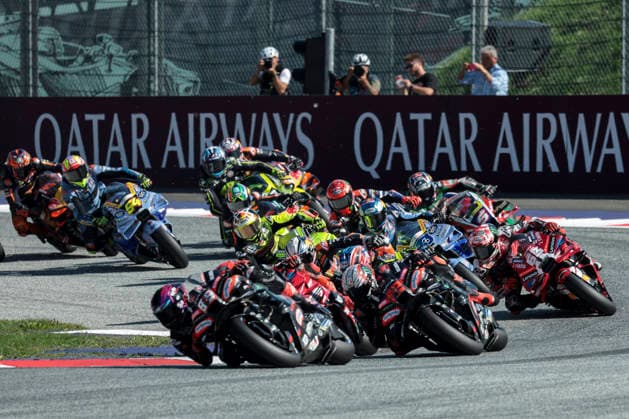 MOTORSPORTS - MotoGP, GP of Austria 2026 SPIELBERG,AUSTRIA,20.SEP.26 - MOTORSPORTS - MotoGP, Grand Prix of Austria, Red Bull Ring. Image shows the warm up lap.  GEPAxpictures xMatthiasxTrinkl