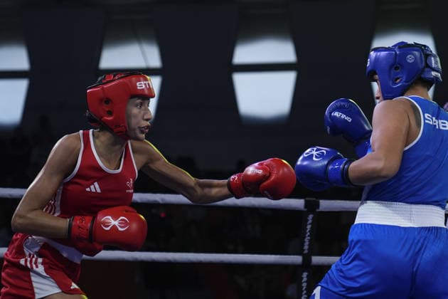 2026 European Boxing Championships in Bulgaria SOFIA, BULGARIA - SEPTEMBER 20: Milena Matovic (blue) of Serbia competes against Maelys Richol (red) of France during the women s 70kg category match at the 2026 European Boxing Championships held at Asics Arena in Sofia, Bulgaria, on September 20, 2026. Osmancan Gurdogan Anadolu Sofia Bulgaria. Editorial use only. Please get in touch for any other usage.  Copyright: x2026xAnadoluxOsmancanxGurdoganx