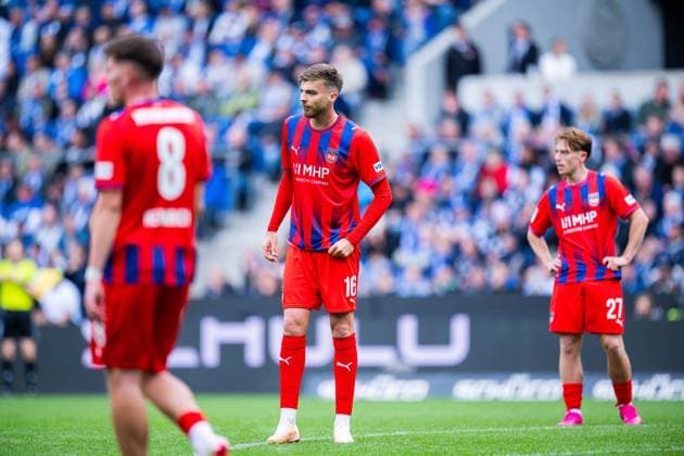 September 20, 2026 Soccer, 2026–2027, 2. Bundesliga, Matchday 6, DSC Arminia Bielefeld 1 FC Heidenheim, Referee Paul Hennrich (Heidenheim), Julian Niehues (Heidenheim), Michael Heule (Heidenheim). DFL regulations prohibit any use of photographs as image sequences and or quasi-video.