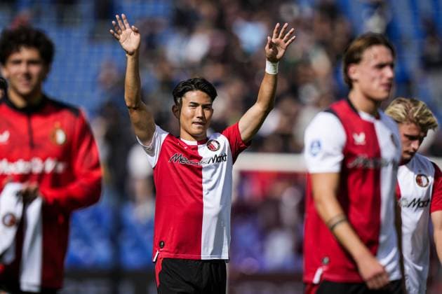 ROTTERDAM - Tsuyoshi Watanabe of Feyenoord after the Dutch Eredivisie match between Feyenoord and FC Utrecht at Feyenoord stadium De Kuip on September 20, 2026 in Rotterdam, the Netherlands. TOBIAS KLEUVER ANP Eredivisie 2026 27 xVIxANPxSportx xxANPxIVx 569393410 originalFilename: 569393410.jpg