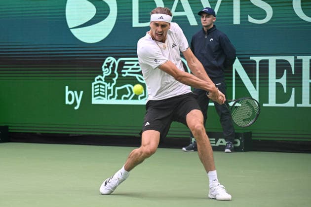 Alexander Zverev GER September 20, 2026 ¢ Tennis ¢ Davis Cup Qualifiers, 2nd Round ¢ Germany vs. Croatia, Heristo Arena, Halle Westfalen, North Rhine-Westphalia, Germany Copyright: xpepphotox xHorstxMauelshagenx pep00321, pep_20260920_hm