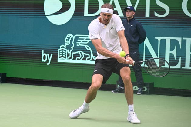 Alexander Zverev GER September 20, 2026 ¢ Tennis ¢ Davis Cup Qualifiers, 2nd Round ¢ Germany vs. Croatia, Heristo Arena, Halle Westfalen, North Rhine-Westphalia, Germany Copyright: xpepphotox xHorstxMauelshagenx pep00321, pep_20260920_hm