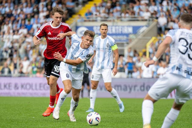 Florian Niederlechner 7 TSV 1860 Munich, TSV 1860 Munich vs. FC Nuremberg II, Soccer, Bavarian Regional League, Matchday 10, September 20, 2026. DFB regulations prohibit any use of photographs as image sequences and or quasi-video. Munich, Bavaria, Germany Copyright: xkolbert-press UlrichxGamelx