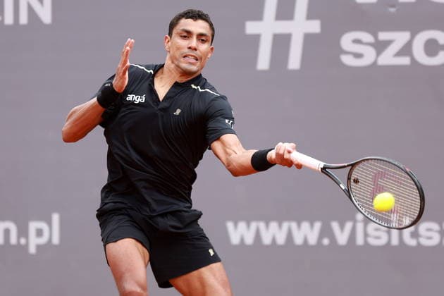 SZCZECIN, 20.09.2026 TURNIEJ TENISA ZIEMNEGO ATP, Tennis Herren CHALLENGER - ATP CHALLENGER INVEST IN SZCZECIN OPEN 2026 NZ THIAGO MONTEIRO FOT. KRZYSZTOF CICHOMSKI NEWSPIX.PL --- newspix.pl 