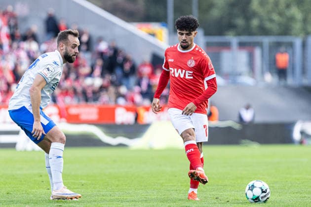 3rd Division, Matchday 7: Rot-Weiss Essen vs. Hansa Rostock, September 20, 2026; Aiman Dardari, Rot-Weiss Essen; 7th Matchday of the 3rd Division: Rot-Weiss Essen vs. Hansa Rostock, Stadion an der Hafenstraße, Essen, September 20, 2026. DFL regulations prohibit any use of photographs as image sequences and or quasi-video. Copyright: xBEAUTIFULxSPORTS Buriakovx