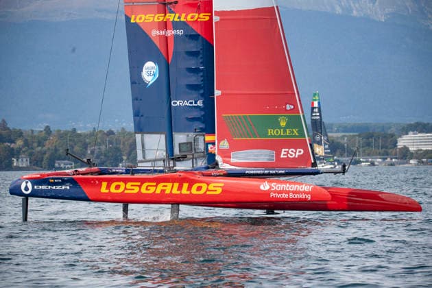 September 20, 2026, Geneva, Geneva, Switzerland: Geneva Switzerland, 09 20 2026: LOS GALLOS SAILGP TEAM (ES) is in action during Rolex Switzerland Sail Grand Prix, Geneva, Rolex Switzerland Sail Grand Prix, Geneva which was also the second edition of the Rolex Switzerland Sail Grand Prix, Geneva and took place at Geneva Yacht Club in Geneva, Switzerland. Sailing 26: Rolex Switzerland Sail Grand Prix, Geneva  - ZUMAd206 20260920_zip_d206_006 Copyright: xEricxDubostx