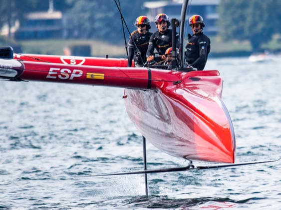 Sport Bilder des Tages September 20, 2026, Geneva, Geneva, Switzerland: Geneva Switzerland, 09 20 2026: LOS GALLOS SAILGP TEAM (ES) is in action during Rolex Switzerland Sail Grand Prix, Geneva, Rolex Switzerland Sail Grand Prix, Geneva which was also the second edition of the Rolex Switzerland Sail Grand Prix, Geneva and took place at Geneva Yacht Club in Geneva, Switzerland. Sailing 26: Rolex Switzerland Sail Grand Prix, Geneva  - ZUMAd206 20260920_zip_d206_014 Copyright: xEricxDubostx