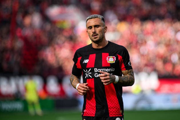 LEVERKUSEN, GERMANY - 20 SEPTEMBER, 2026: Aleix Garcia - The Bundesliga match Bayer 04 Leverkusen vs. RB Leipzig at BayArena.  Copyright: xVitaliixKliuievx