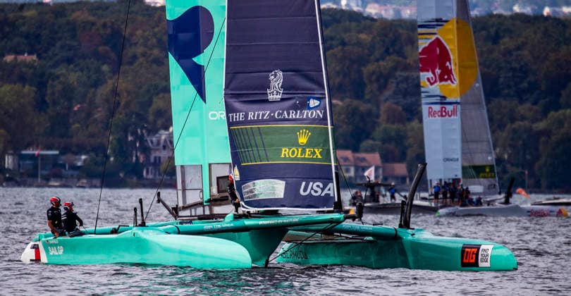 September 20, 2026, Geneva, Geneva, Switzerland: Geneva Switzerland, 09 20 2026: US. SAILGP TEAM (USA) is in action during Rolex Switzerland Sail Grand Prix, Geneva, Rolex Switzerland Sail Grand Prix, Geneva which was also the second edition of the Rolex Switzerland Sail Grand Prix, Geneva and took place at Geneva Yacht Club in Geneva, Switzerland. Sailing 26: Rolex Switzerland Sail Grand Prix, Geneva  - ZUMAd206 20260920_zip_d206_026 Copyright: xEricxDubostx