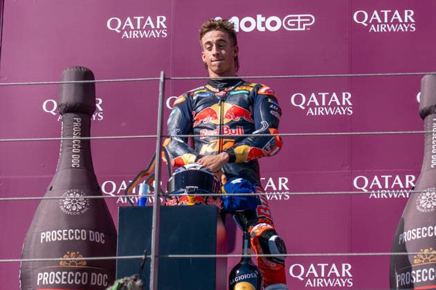 MOTORSPORTS - MotoGP - Austrian Grand Prix Photo by IPA ABACAPRESS.COM88760923 - Pedro Acosta (Red Bull KTM Factory Racing) during the Grand Prix race of the Austrian MotoGP Grand Prix at the Red Bull Ring racetrack in Spielberg, Austria, on September 20, 2026 Austria Austria  Copyright: xIPAxSport ABACAx
