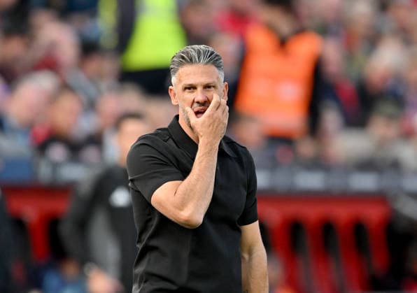 Coach Martin Demichelis RB Leipzig Disappoints: Soccer 1 Bundesliga, Matchday 4, Bayer 04 Leverkusen vs. RB Leipzig, on September 20, 2026, in Leverkusen, Germany. DFL regulations prohibit any use of photographs as image sequences and or quasi-video. Ã‚Â