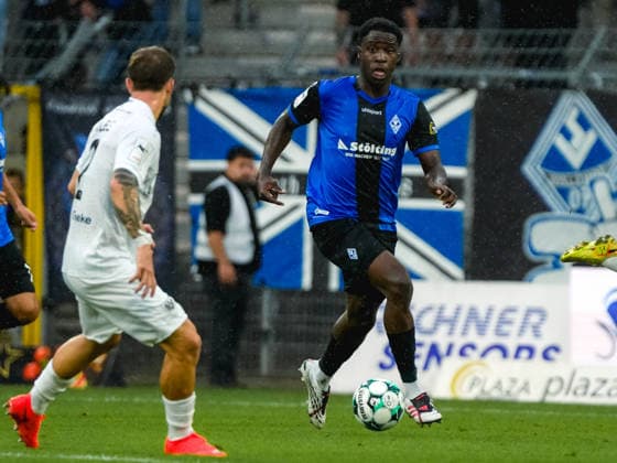 September 20, 2026, xwppx, Soccer 3rd Division, SV Waldhof Mannheim vs. Preußen Münster, Oluwaseun Ogbemudia, Waldhof Mannheim