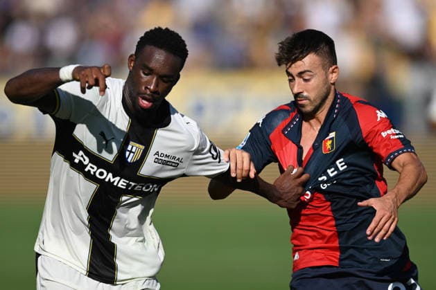 Ec Parma 20 09 2026 - campionato di calcio serie A Parma-Genoa foto Emanuele Comincini Image nella foto: Mandela Keita-Stephan El Shaarawy 