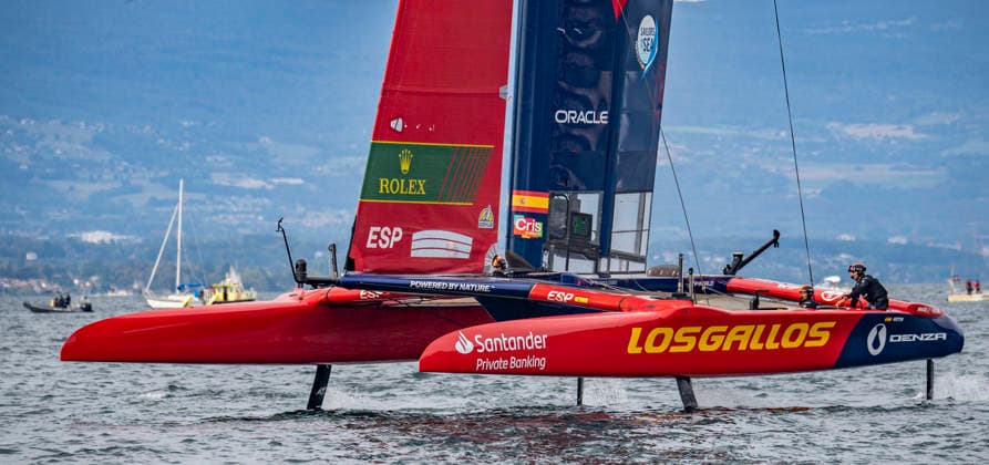 September 20, 2026, Geneva, Geneva, Switzerland: Geneva Switzerland, 09 20 2026: LOS GALLOS SAILGP TEAM (ES) is in action during Rolex Switzerland Sail Grand Prix, Geneva, Rolex Switzerland Sail Grand Prix, Geneva which was also the second edition of the Rolex Switzerland Sail Grand Prix, Geneva and took place at Geneva Yacht Club in Geneva, Switzerland. Sailing 26: Rolex Switzerland Sail Grand Prix, Geneva  - ZUMAd206 20260920_zip_d206_035 Copyright: xEricxDubostx