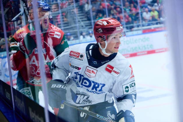 Boaz Bassen Schwenninger Wild Wings, 64 GER, Augsburger Panther vs. Schwenninger Wild Wings, Ice Hockey, PENNY DEL, Matchday 2, 2026–2027 Season, September 20, 2026 GER, Augsburger Panther vs. Schwenninger Wild Wings, Ice Hockey, PENNY DEL, Matchday 2, 2026–2027 Season, September 20, 2026 Germany Copyright: xEibner-Pressefoto GeraldxOelze-dexStoppanyx EP_ODS