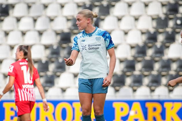 Soccer, Google Pixel Women s Bundesliga, Matchday 5, 2026–2027, SC Freiburg vs. Bayer 04 Leverkusen, September 20, 2026, Dreisamstadion, Freiburg, Cornelia Kramer (Bayer 04 Leverkusen), 7th goal, penalty kick, Freiburg Dreisamstadion, Baden-Württemberg, Germany Copyright: xFINLEYxMÖRCHx