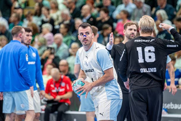 OPEL Handball Bundesliga: HSG Wetzlar vs. VfL Gummersbach, September 26, 2020; Milos Vujovic, VfL Gummersbach, 6; OPEL Handball Bundesliga: HSG Wetzlar vs. VfL Gummersbach, Wetzlar, September 26, 2020 Copyright: xBEAUTIFULxSPORTS Roeczeyx
