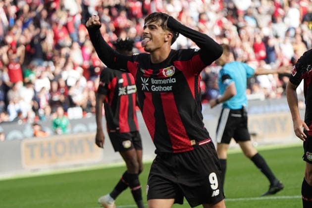 Leverkusen Soccer, Bundesliga Season 2026–2027: Bayer 04 Leverkusen vs. RB Leipzig, September 20, 2026, BayArena, Leverkusen; Afonso Bastardo Moreira, Bayer 04 Leverkusen in action, still image