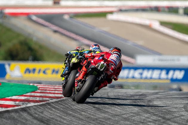 SPIELBERG, ÖSTERREICH - 20. SEPTEMBER: Marc Marquez aus Spanien vom Ducati Lenovo Team beim MotoGP Großen Preis von Österreich 2026 am Red Bull Ring am 20. September 2026 in Spielberg, Österreich. SPIELBERG, AUSTRIA - SEPTEMBER 20: Marc Marquez of Spain from the Ducati Lenovo Team at the 2026 MotoGP Austrian Grand Prix at the Red Bull Ring on September 20, 2026, in Spielberg, Austria. Copyright: xIBEX.agencyx xGerdxSchifferlx