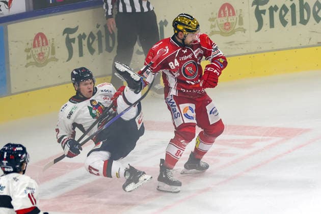 Sahnpark Crimmitschau, September 20, 2026; 2026–27 Season; Ice Hockey; 2nd Bundesliga; Regular Season; Game 2; Sachsen Ice Rink; Eispiraten; Eispiraten; EHC Freiburg; Louis Brune; EPC Red; Dylan Plouffe; Freiburg; Crimmitschau; Saxony; Germany
